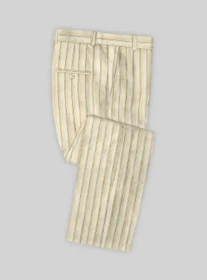 Campari Vama Stripe Linen Pants