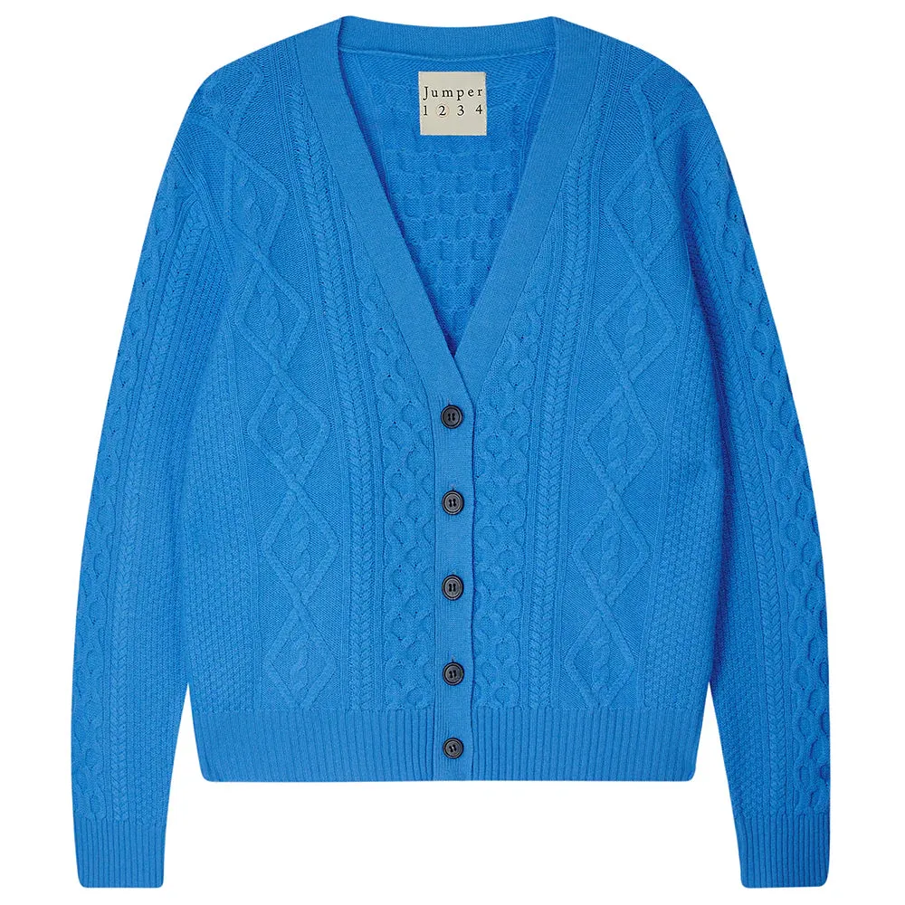 CASHMERE WOOL BLEND CARDI 111924