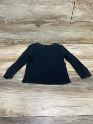 Cat & Jack Thermal Shirt Black sz 4T