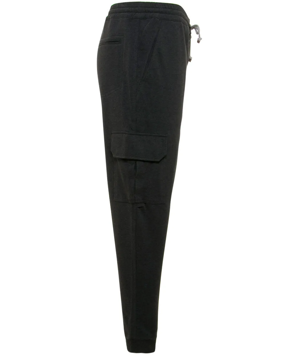 Charcoal Cotton Stretch Sweatpants