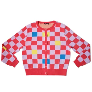 Checker Cyer Cardigan / Mom