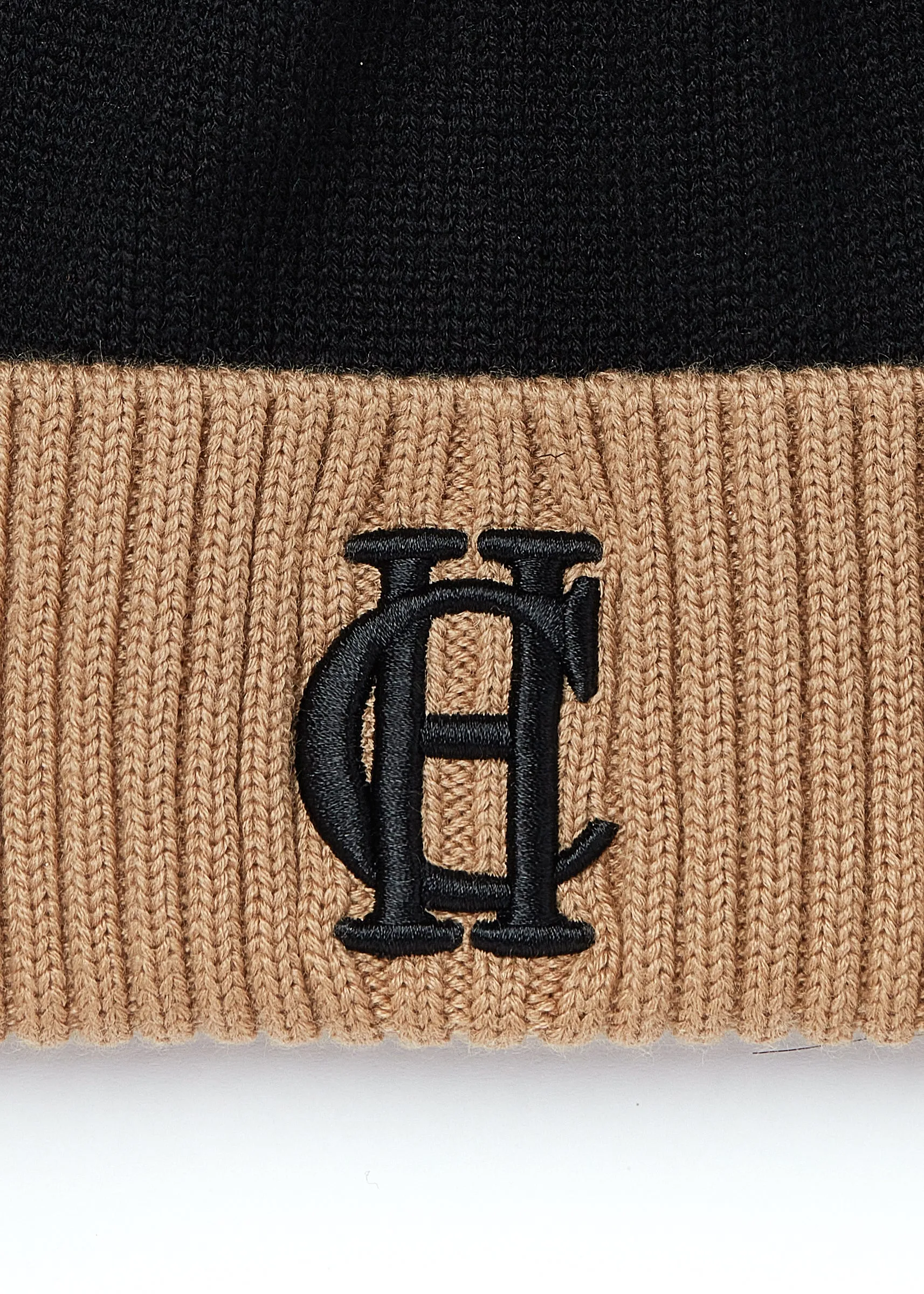 Chelsea Merino Bobble Hat (Black)