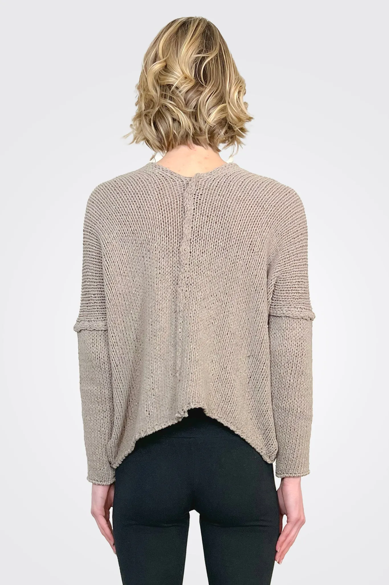 Chess Sweater - Mud Beige