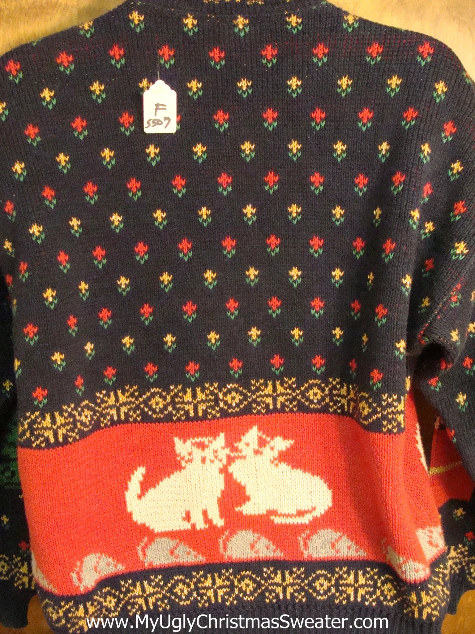 Christmas Cats Funny Ugly Sweater for a Christmas Party