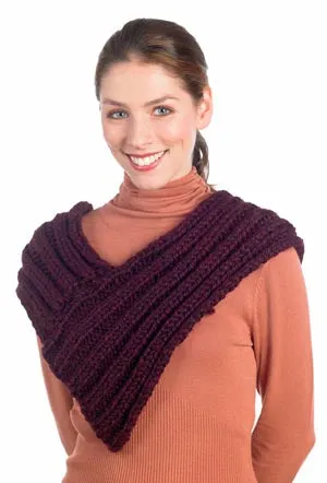 Chunky Rib Scarf Pattern (Knit)