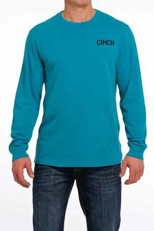 Cinch Denim Co. "Lead This Life" Long Sleeve Graphic T-Shirt - Teal