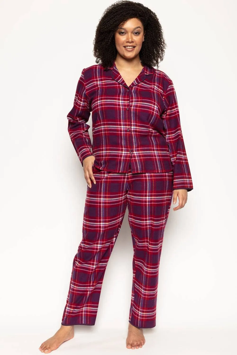 Clarissa Check Pyjama Pants, Size UK 8