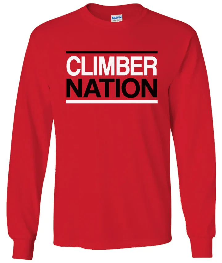 Climber Nation between the lines Long Sleeve T-shirt