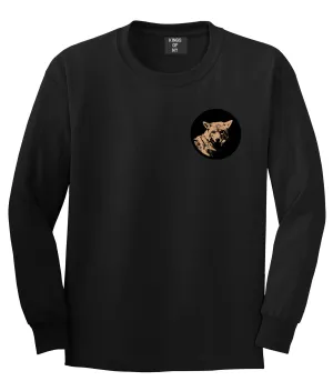 Coyote Chest Mens Long Sleeve T-Shirt