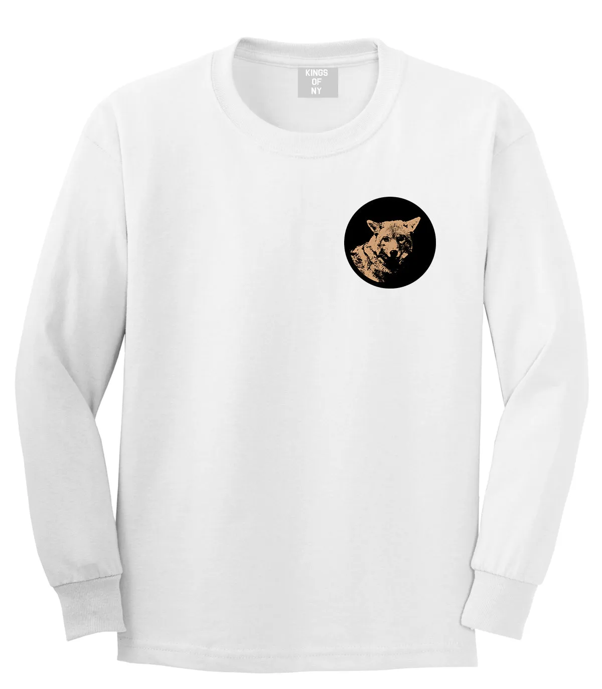 Coyote Chest Mens Long Sleeve T-Shirt