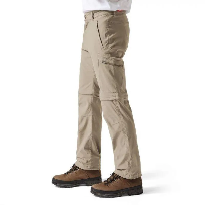 Craghoppers NosiLife Pro Men's Trek Convertible Walking Trousers - Pebble