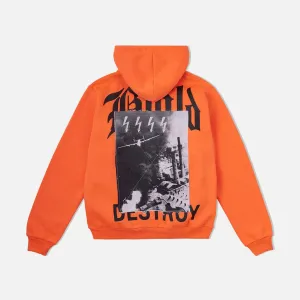 Destroy Hooded Sweatshirt Safety Orange