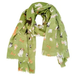 Dog Park Green Scarf