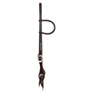 Double Cart Buckle Slip Ear Headstall with Conchos