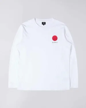 Edwin Japanese Sun Long Sleeve T-Shirt White