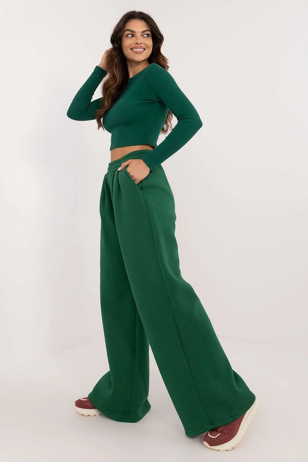 Factory Price Two Piece Cotton Sweatpant Lounge Set