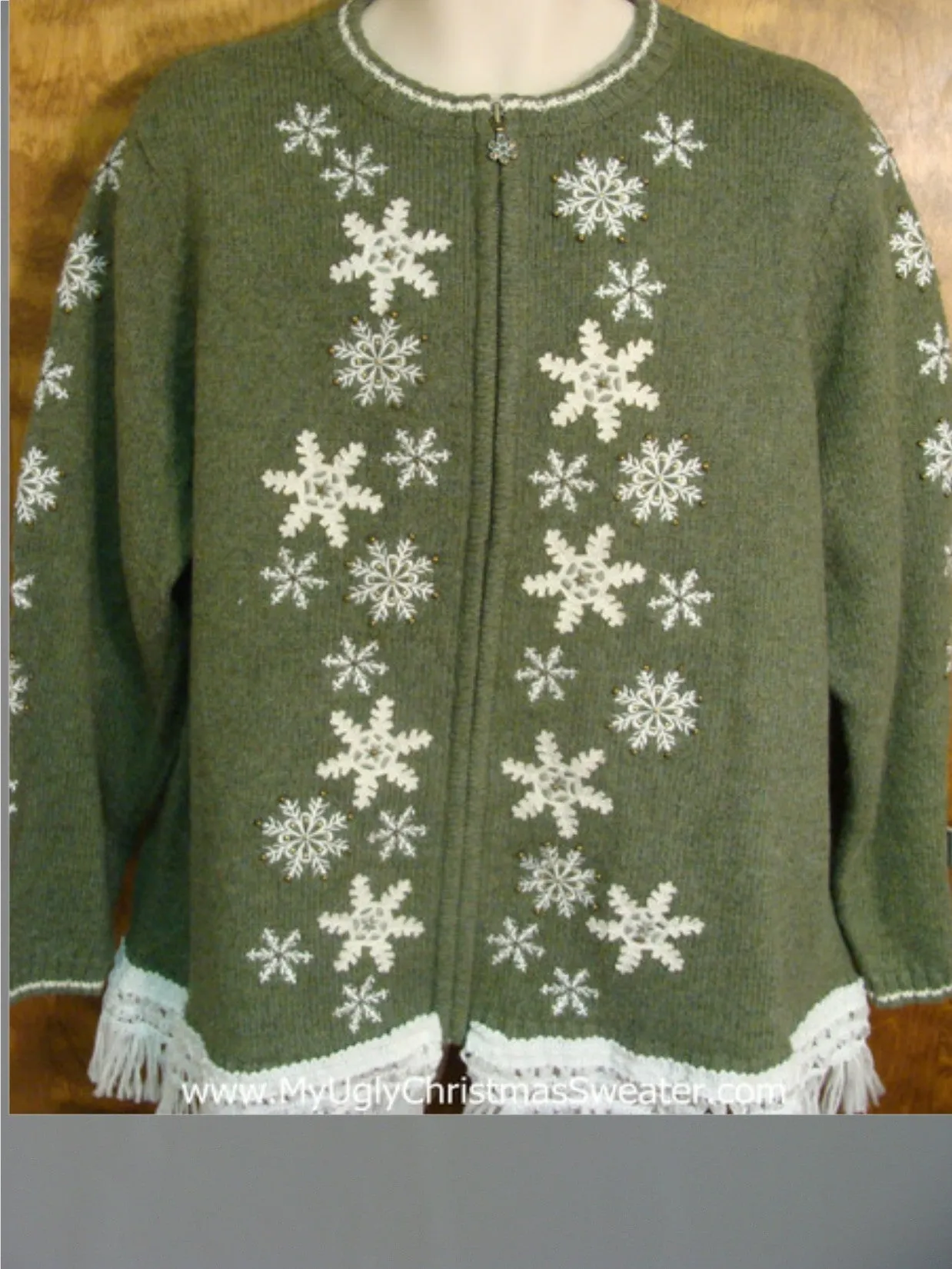 Festive Snowflakes Ugly Xmas Sweater