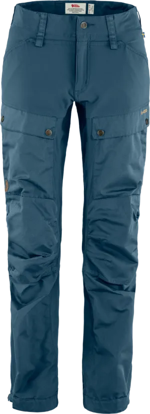 Fjällräven Women&#x27;s Keb Trousers Indigo Blue | Buy Fjällräven Women&#x27;s Keb Trousers Indigo Blue here | Outnorth