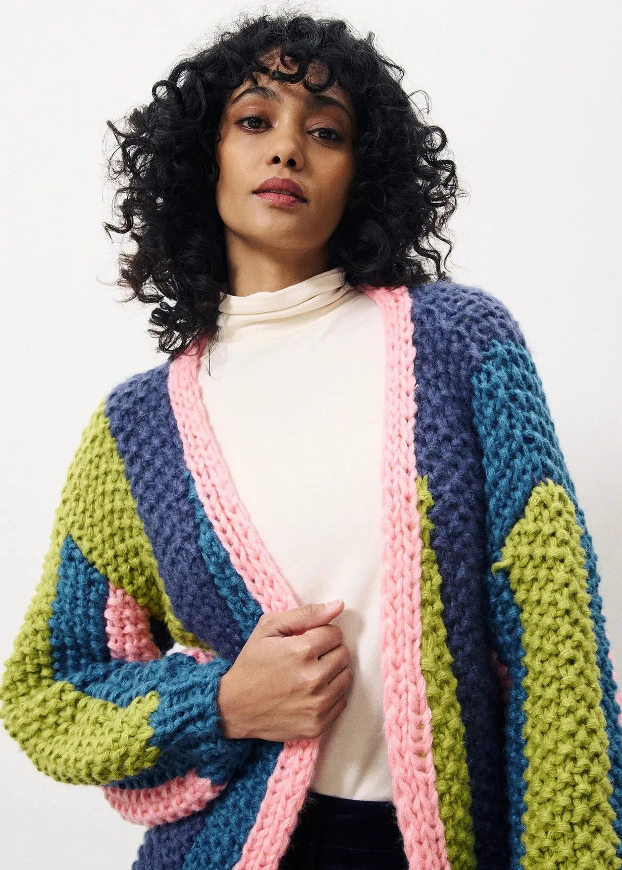 Frnch Lobelia Cardigan - Multicoloured