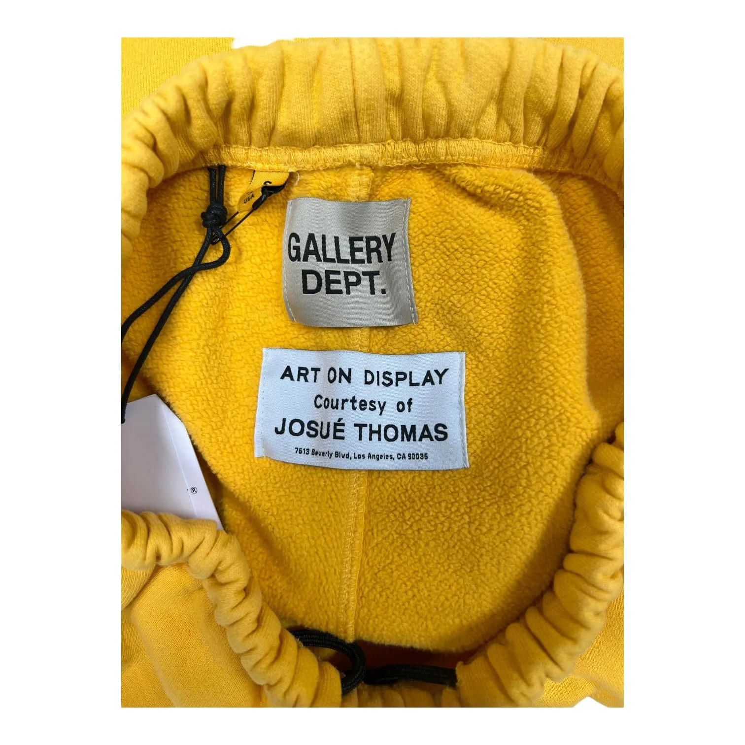 Gallery Department GD Logo Flare Sweatpants Yellow