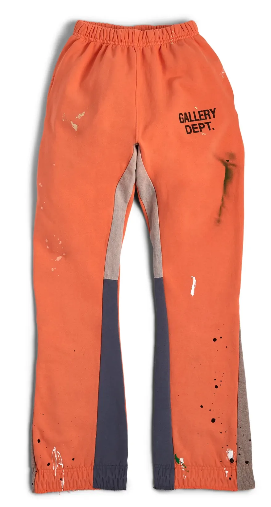 Gallery Dept Orange Painter Flare Sweatpants