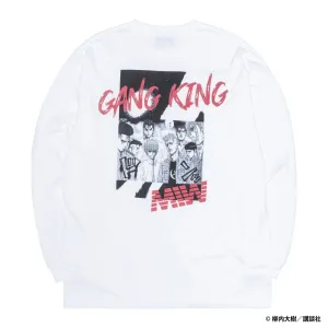 GANGKING long sleeve tee(baragaku)white