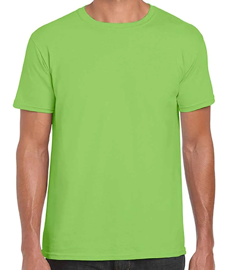 Gildan SoftStyle Ringspun T-Shirt - Green, Yellow, Orange