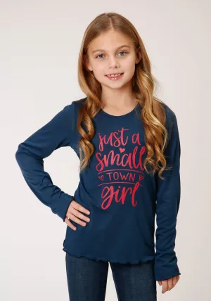 GIRLS LONG SLEEVE KNIT POLY RAYON JERSEY LONG SLEEVE T T-SHIRT