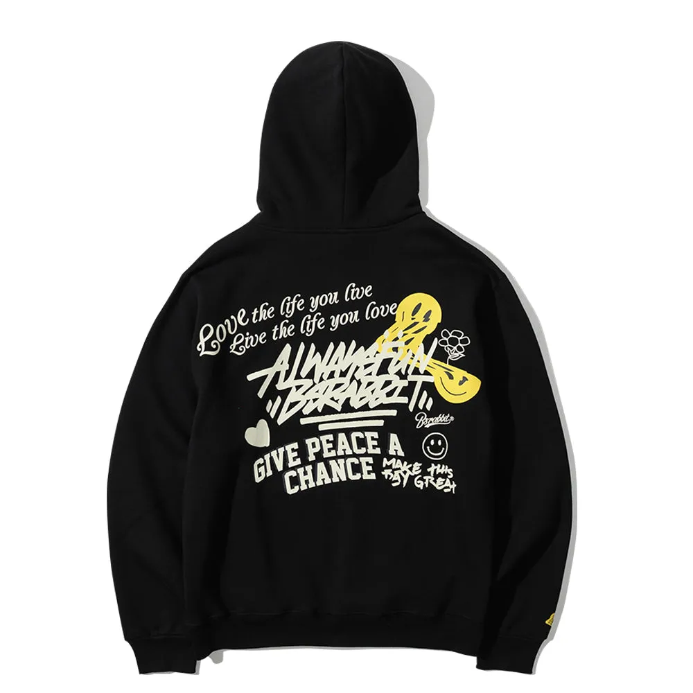 GPC SMILE BIG LOGO HOODIE BLACK