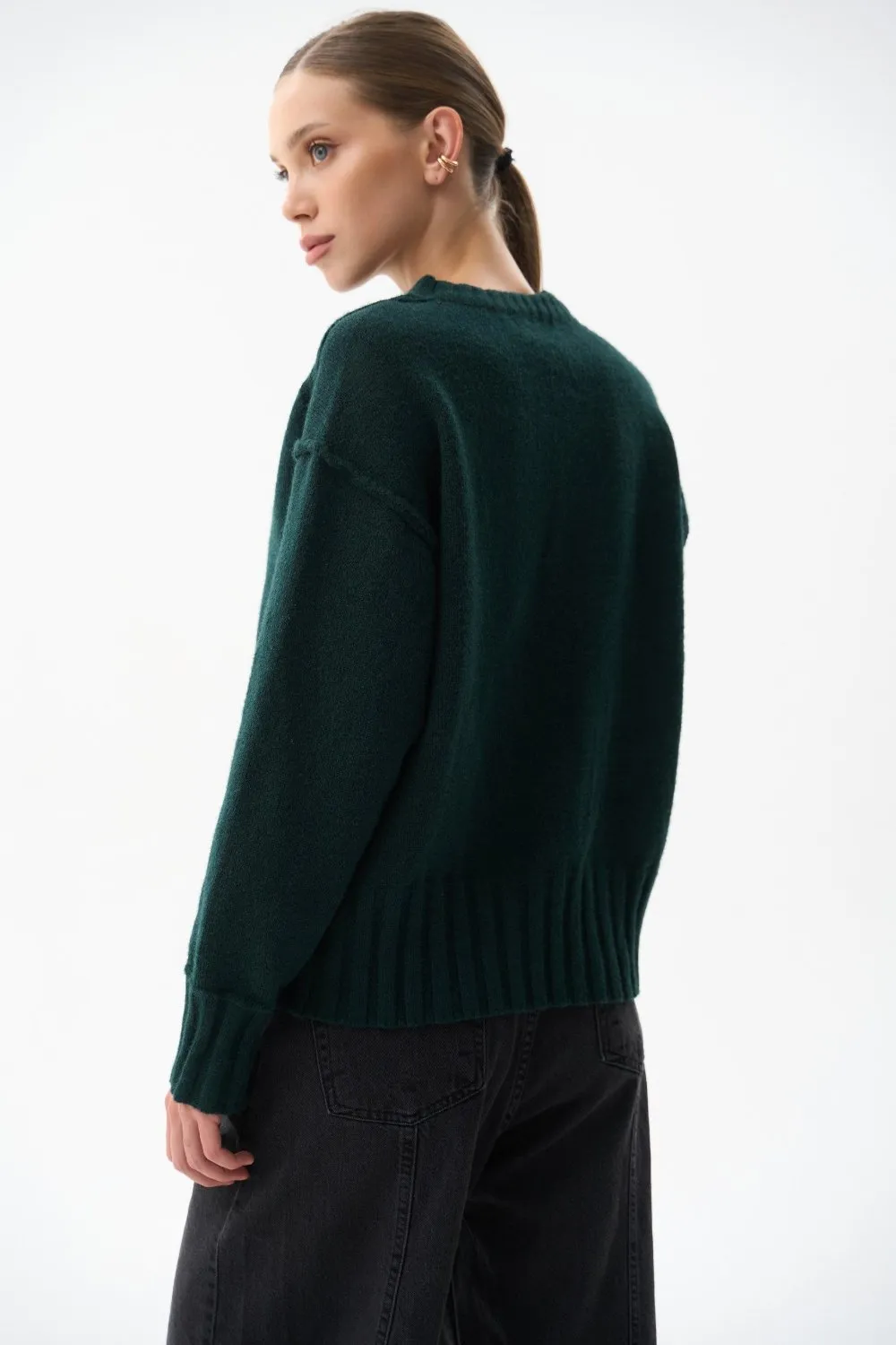 Green sweater