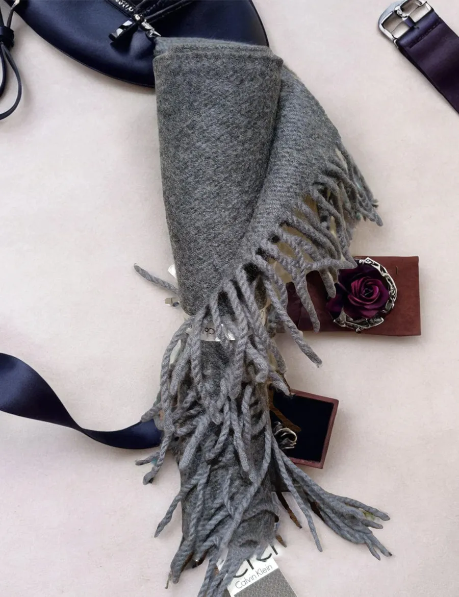 Grey Multi | Soft & Cozy Woolen Scarf