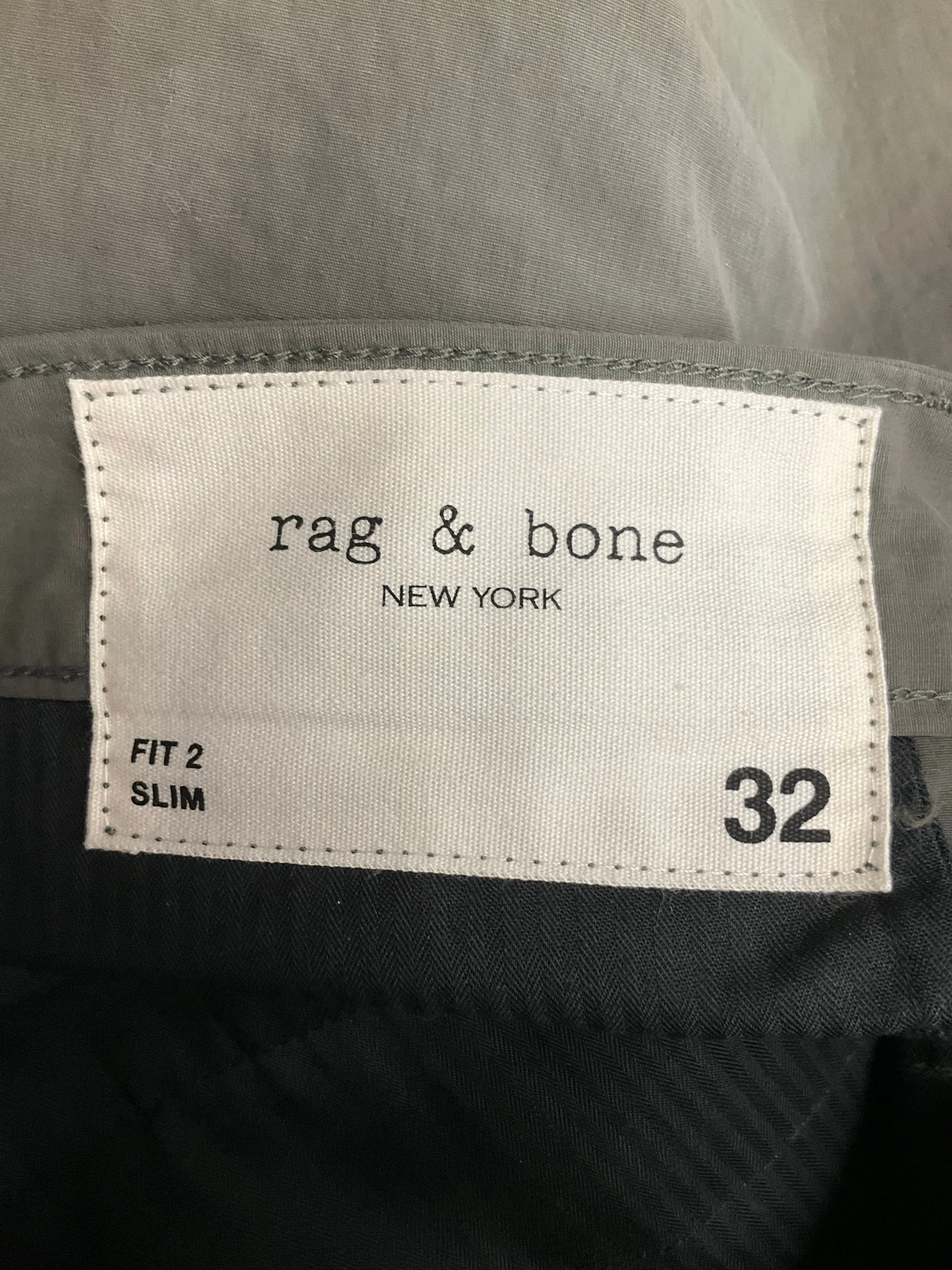 Grey Pants Chinos & Khakis Rag And Bone, Size 2