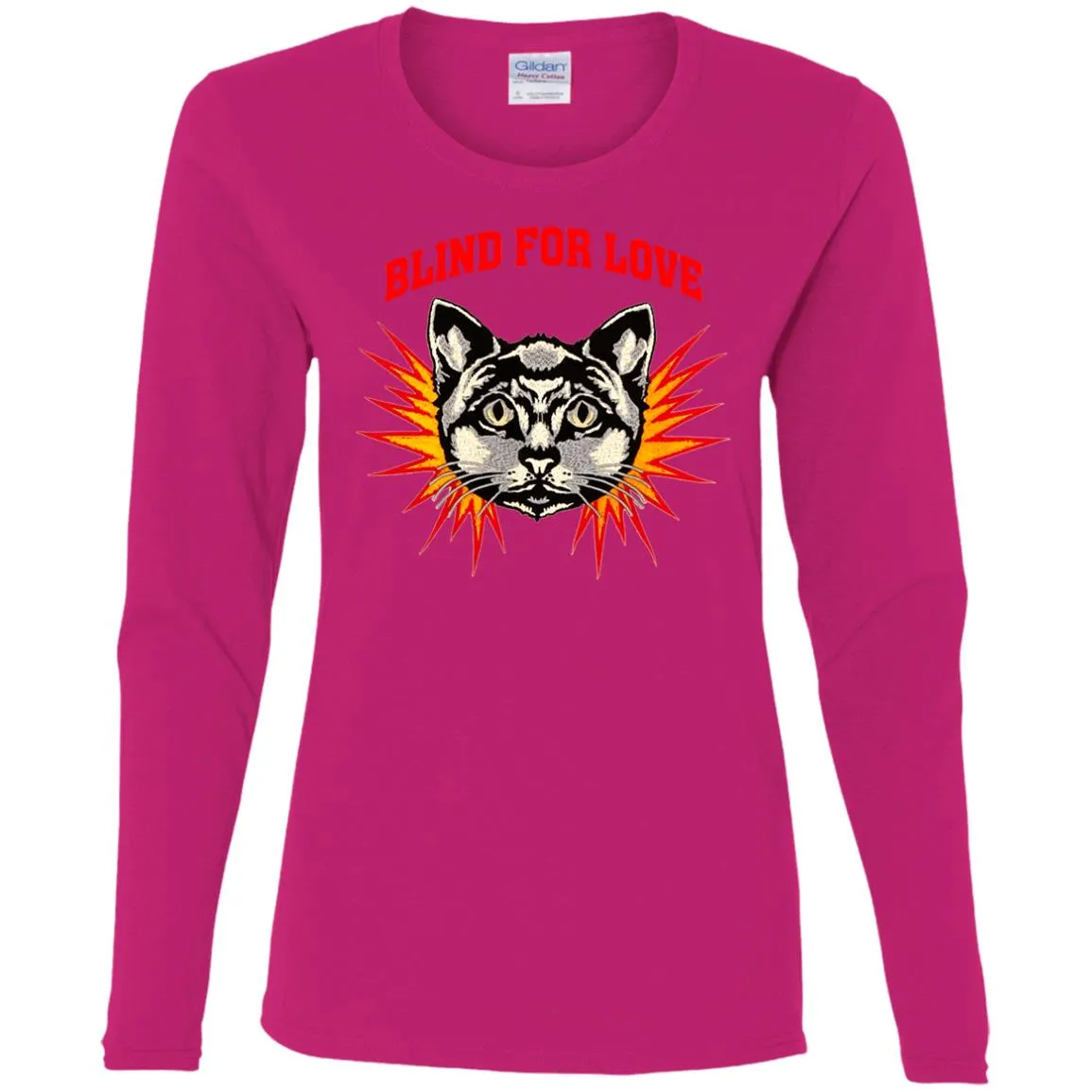 Gucci 2018 Cat Blind For You T-shirt Women Long Sleeve Shirt