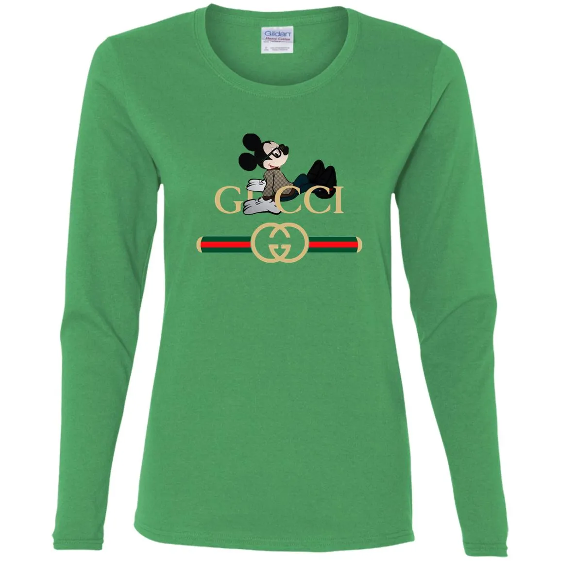 Gucci Mickey T-shirt Women Long Sleeve Shirt