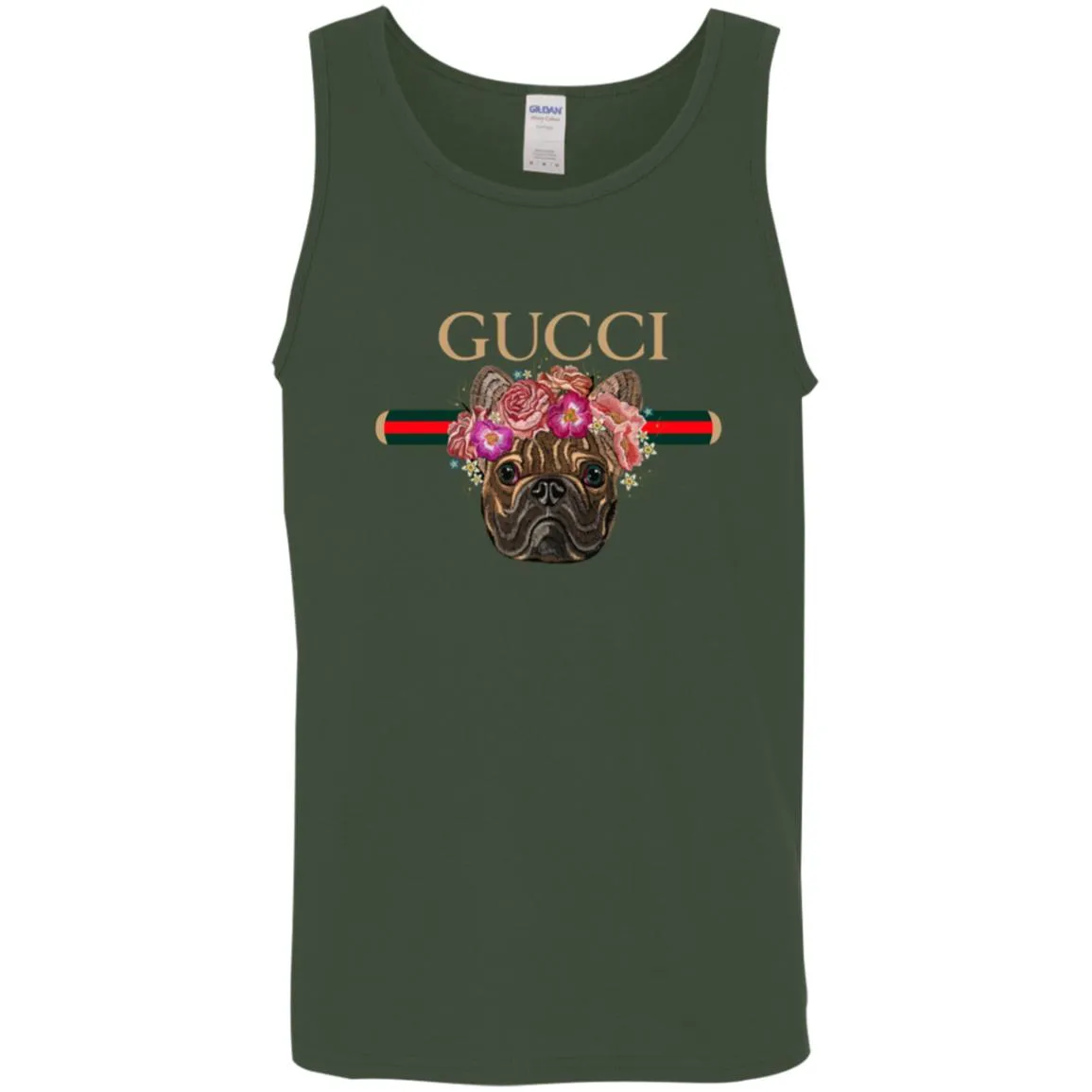 Gucci New Style Bull Dogs T-shirt Men Cotton Tank