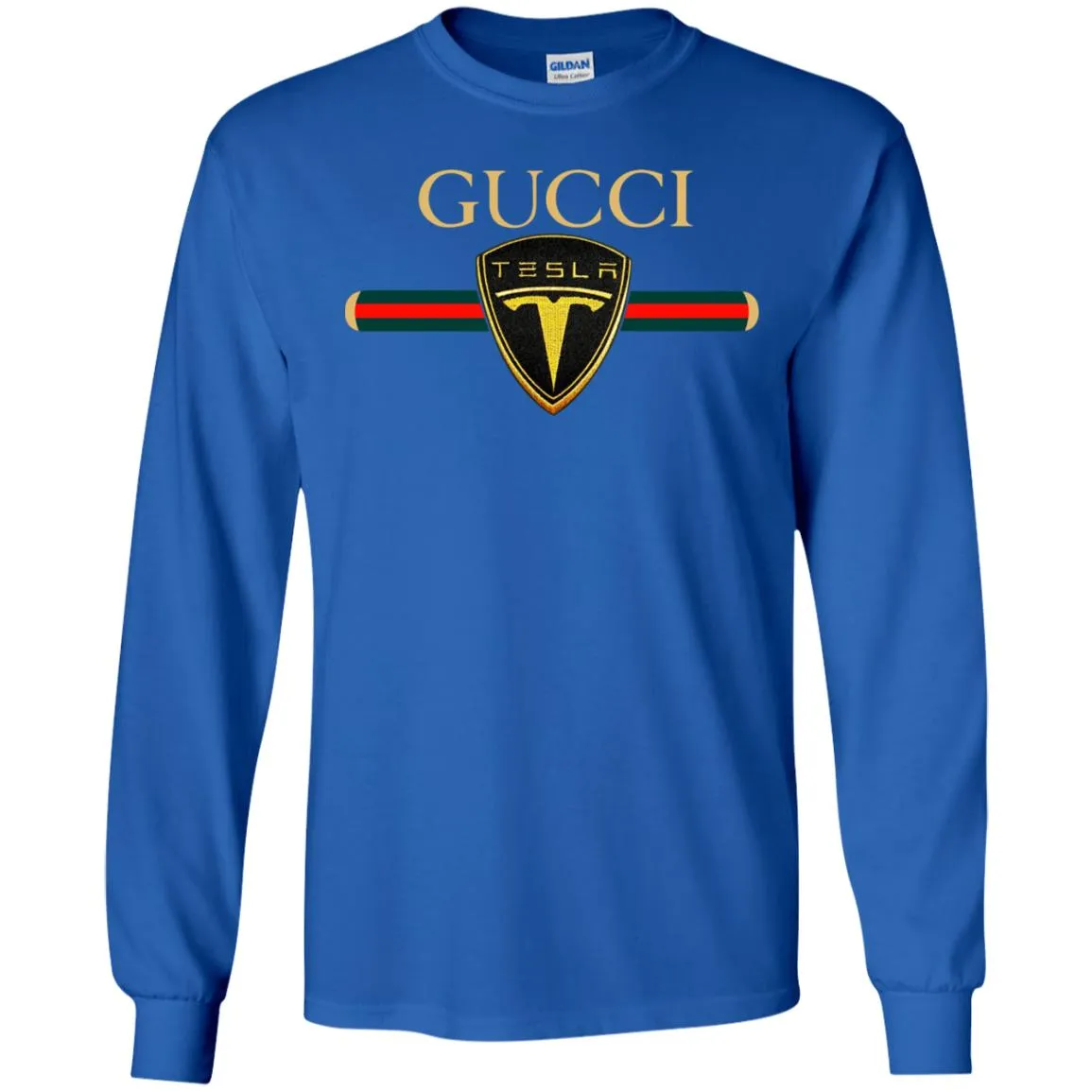 Gucci Tesla T-shirt Men Long Sleeve Shirt