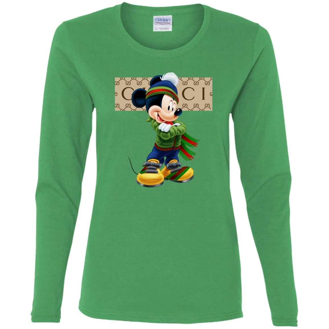 Gucci Trending Mickey T-shirt Women Long Sleeve Shirt