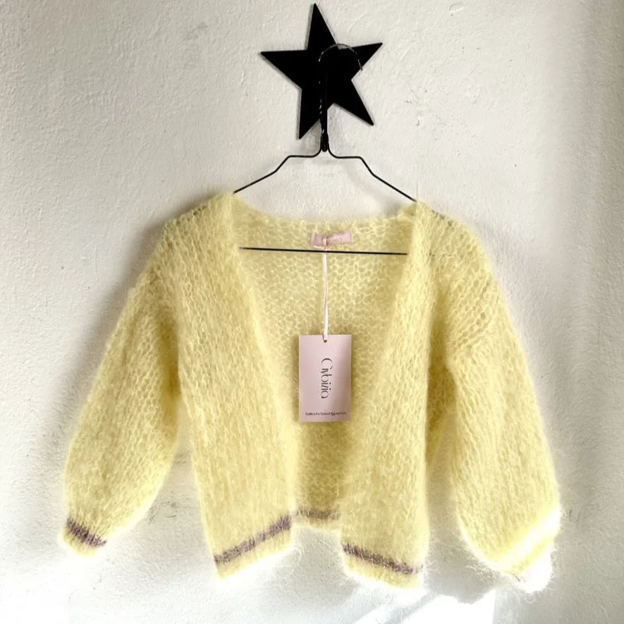 Gybizia Mohair Cardigan Kids Yellow