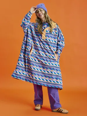 Harley Retro Pattern Poncho