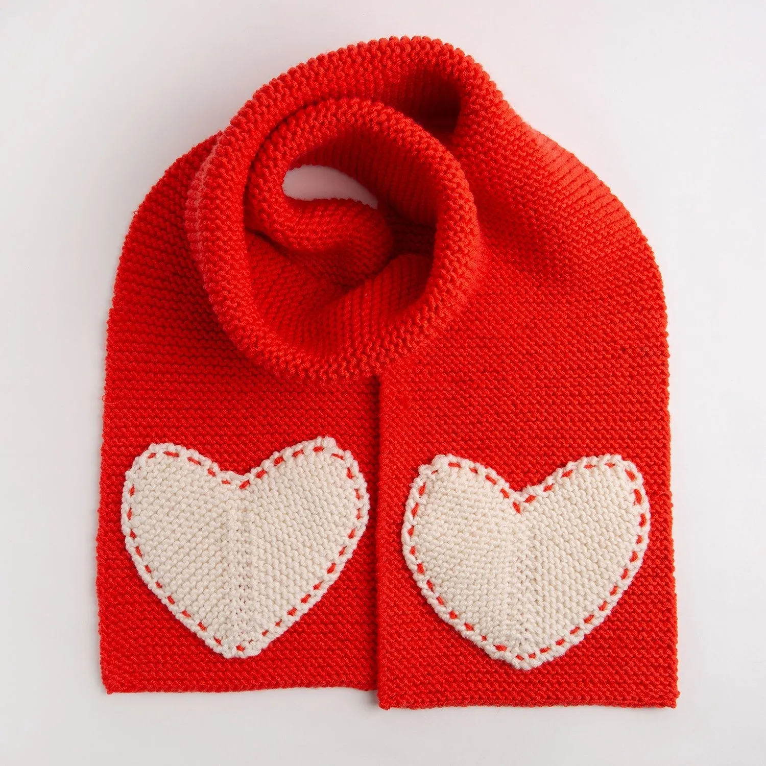 Heart Scarf Knitting Kit