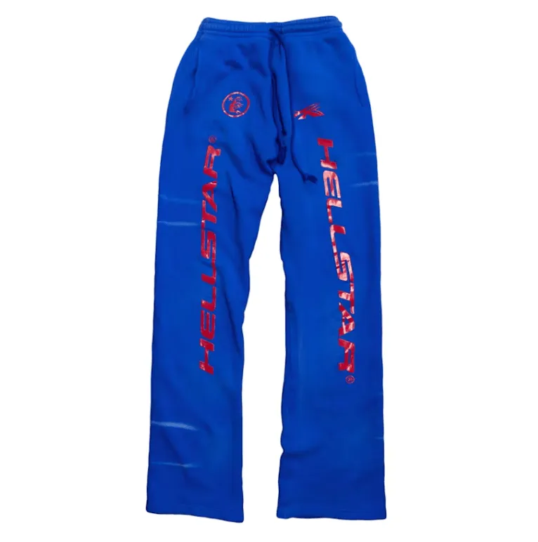 Hellstar Studios Gel Sweatpants Blue