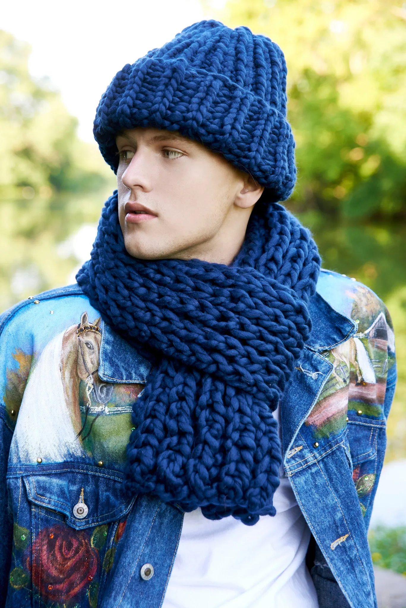 His Scarf - Merino