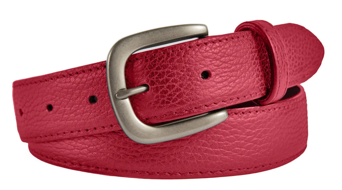 Hudson Belt, (1.25") Brushed Silver Buckle