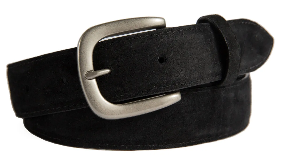 Hudson Belt, (1.25") Brushed Silver Buckle