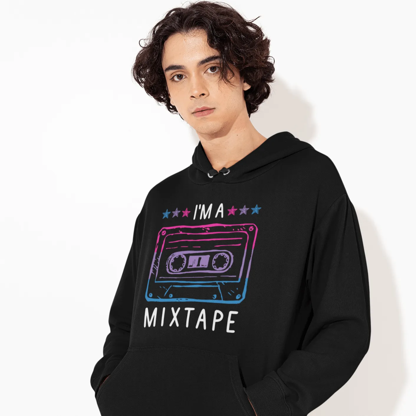 I'm A Mixtape | LGBT  Merch | Bisexual Pride Unisex Hoodie