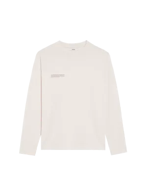 In Conversion Cotton Long Sleeve T-shirt—cotton white