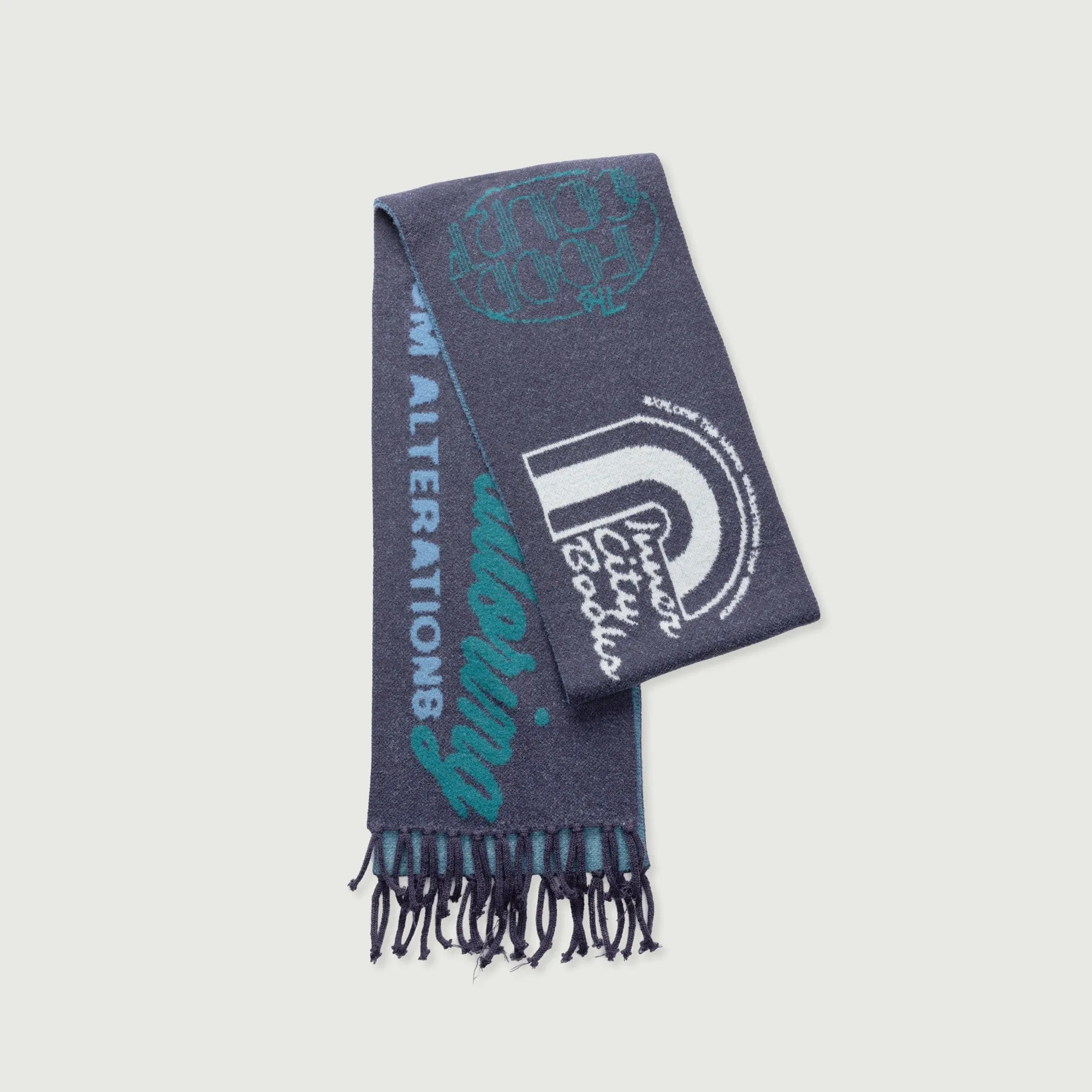 Inner City Mall Scarf - Dark Grey