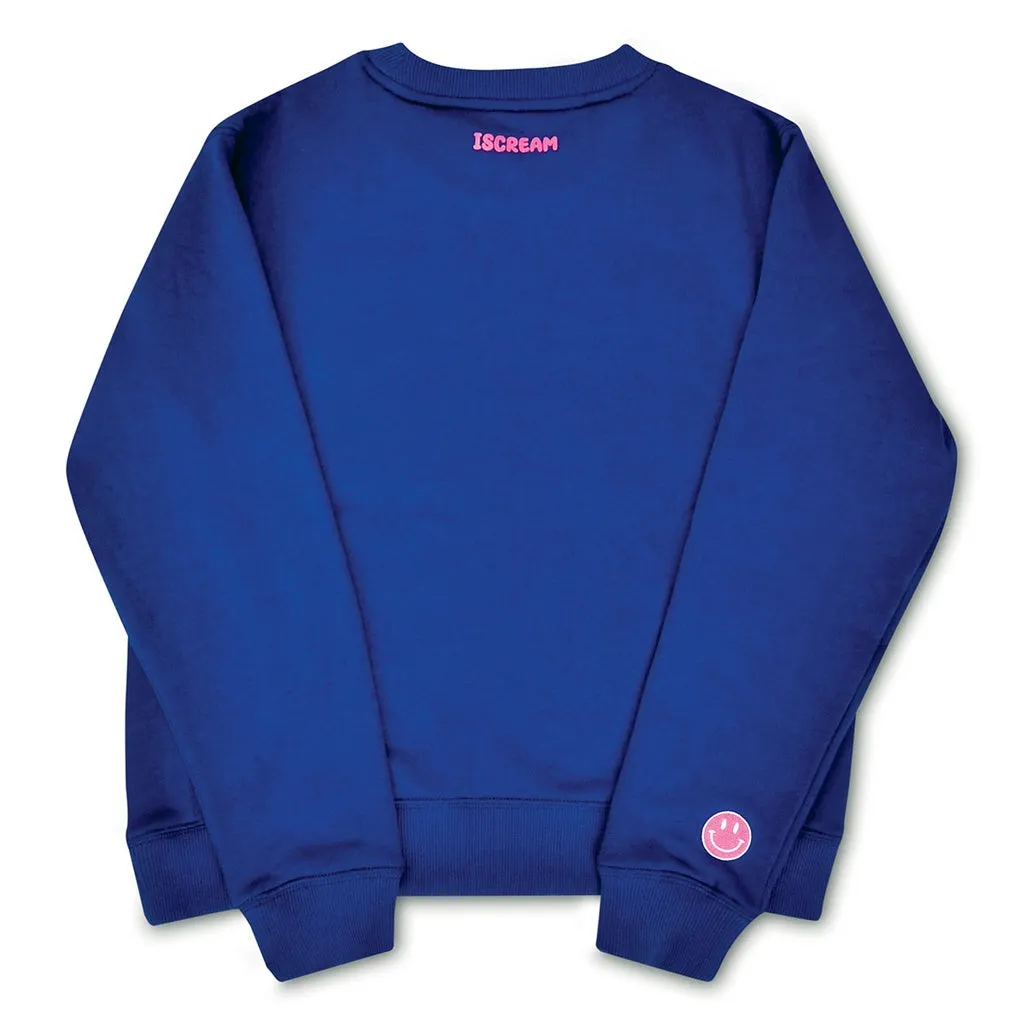 Iscream Weekend Midnight Basic Crew Neck Sweatshirt