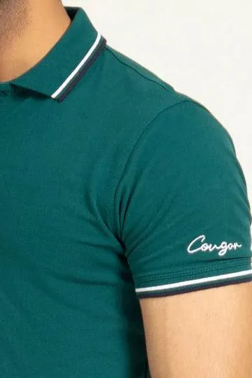 Jade Lined Collar Polo