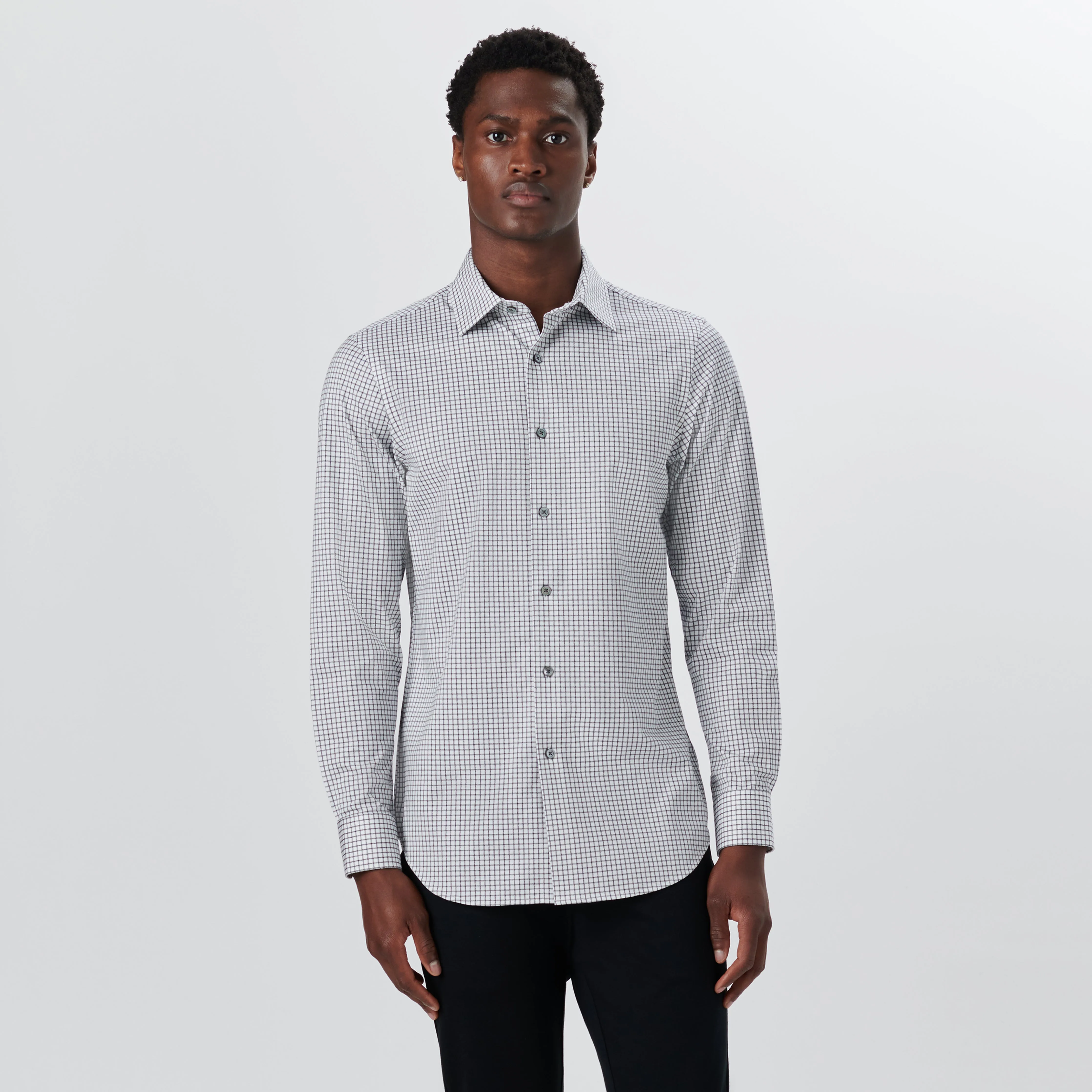 JAMES Graph Check OoohCotton Twill Shirt